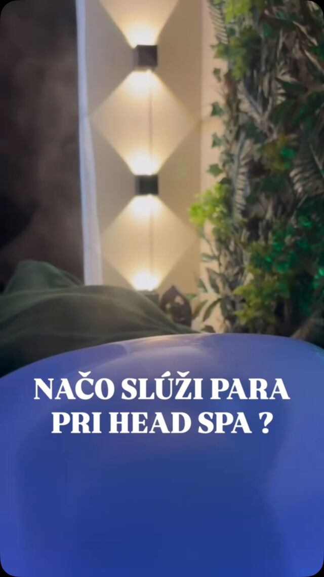 Prečo je para pri Head Spa taká obľúbená? 🌿💨
Jemná para pomáha otvárať vlasové kutikuly, vďaka čomu sa výživné látky z masiek a ošetrení lepšie vstrebávajú do vlasov aj pokožky hlavy. 

Zároveň podporuje hydratáciu, uvoľňuje napätie a umocňuje pocit hlbokého relaxu.🧘‍♀️🧖🏼‍♀️

✨ Ideálna je najmä pri:
👉🏼suchej a citlivej pokožke hlavy,
👉🏼suchých a namáhaných vlasoch,
👉🏼potrebe intenzívnej regenerácie,
🤍chvíľach, keď si chcete dopriať maximálny oddych a uvoľnenie.

Para nie je len o starostlivosti o vlasy – je to aj moment, keď môžete vypnúť myseľ, zhlboka sa nadýchnuť a načerpať novú energiu. 💆‍♀️💚